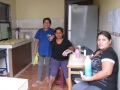 Mothers helping to prepare the lunch for everyone