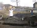 Support during our work on a fence